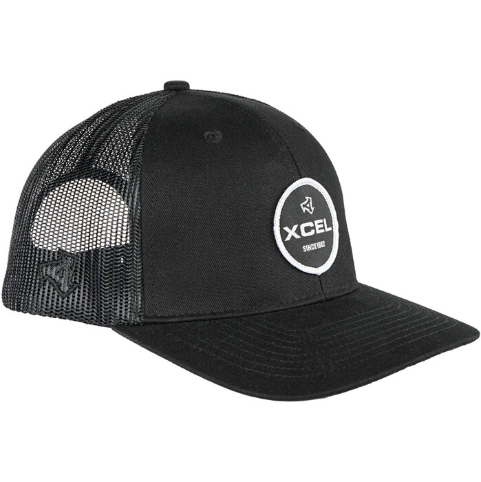 帽子 noroll hat 2024 2024 Xcel Heritage Trucker Hat MAHT1TK3 - Black - Clothing